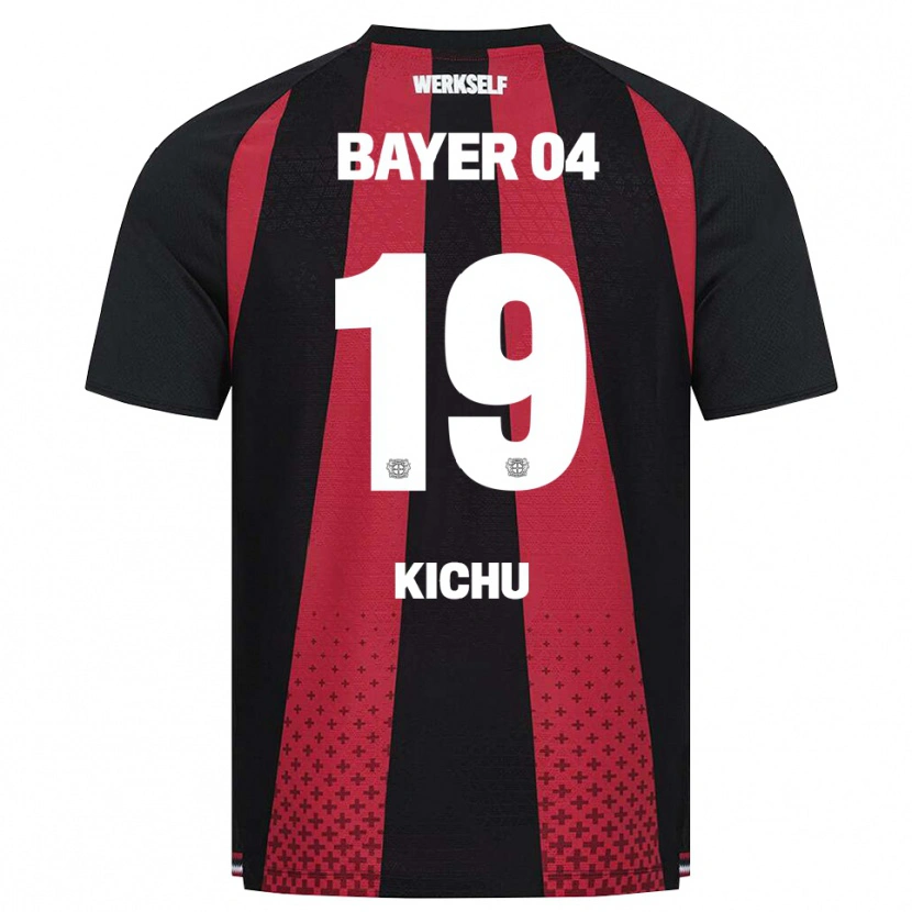 Danxen Bambino Maglia Yassin Kichu #19 Nero Bianco Rosso Kit Gara Home 2026/27 Maglietta