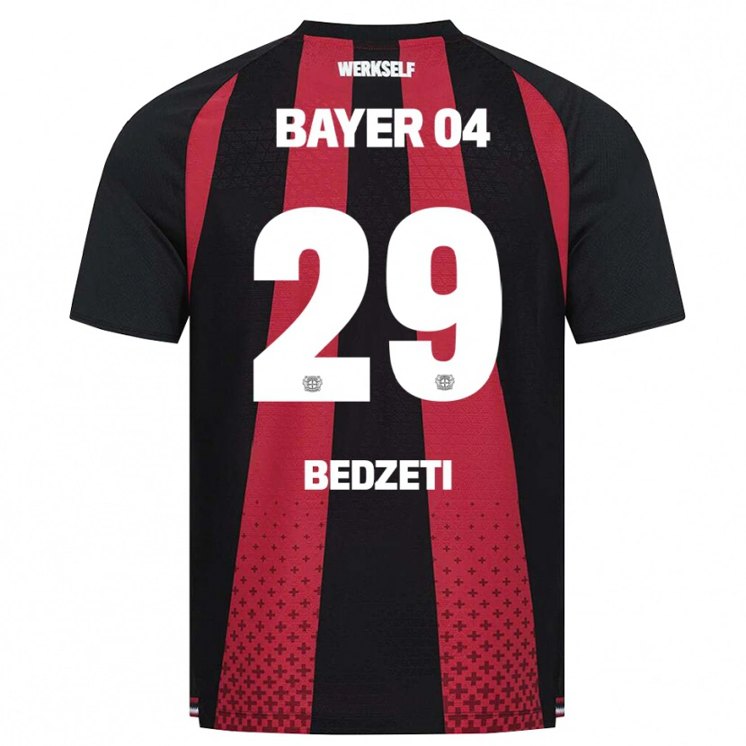 Danxen Bambino Maglia Valon Bedzeti #29 Nero Bianco Rosso Kit Gara Home 2026/27 Maglietta