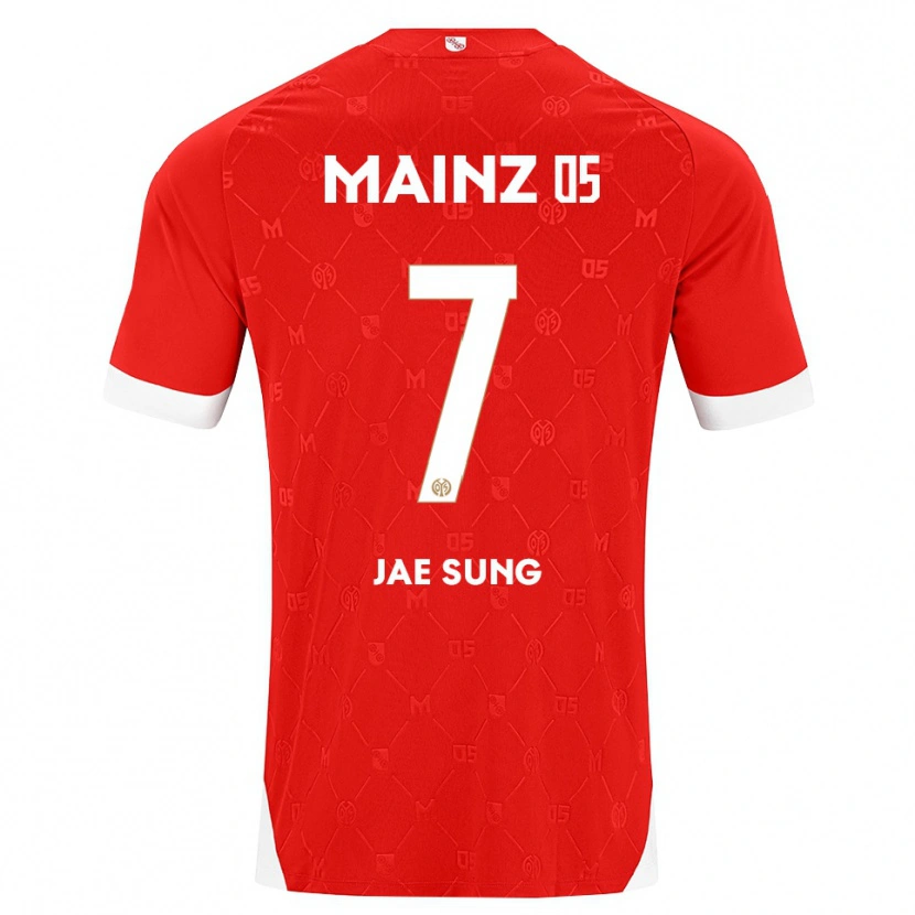 Danxen Bambino Maglia Jae-Sung Lee #7 Rosso Bianco Kit Gara Home 2026/27 Maglietta