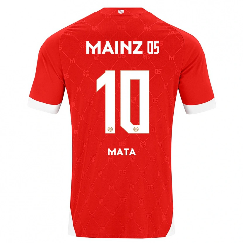 Danxen Bambino Maglia Ken Mata #10 Rosso Bianco Kit Gara Home 2026/27 Maglietta