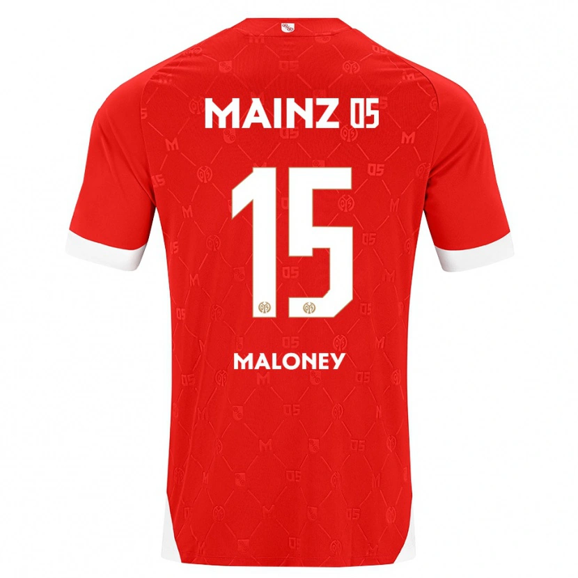 Danxen Bambino Maglia Lennard Maloney #15 Rosso Bianco Kit Gara Home 2026/27 Maglietta