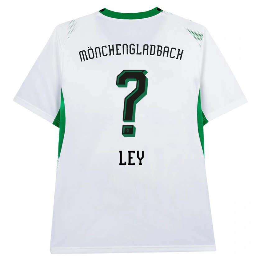 Danxen Bambino Maglia Marlon Ley #0 Bianco Nero Verde Kit Gara Home 2026/27 Maglietta