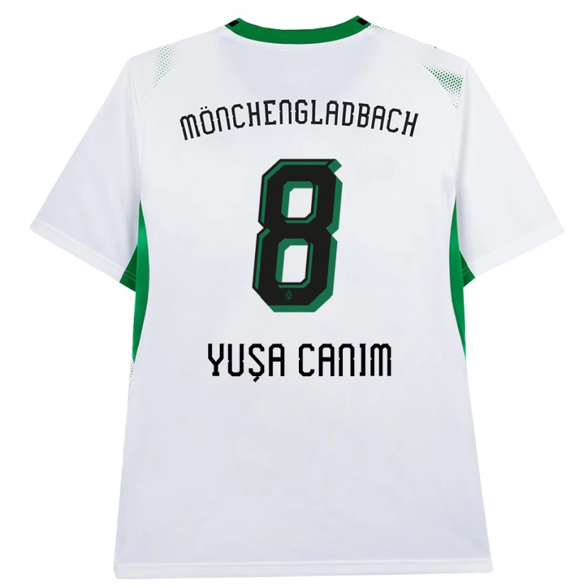 Danxen Bambino Maglia Salih Yuşa Canım #8 Bianco Nero Verde Kit Gara Home 2026/27 Maglietta