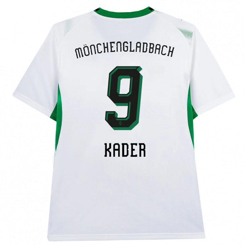 Danxen Bambino Maglia Cagatay Kader #9 Bianco Nero Verde Kit Gara Home 2026/27 Maglietta