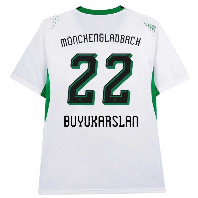 Danxen Bambino Maglia Oguzcan Büyükarslan #22 Bianco Nero Verde Kit Gara Home 2026/27 Maglietta