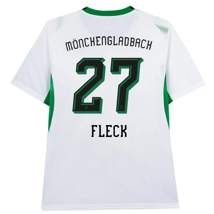 Danxen Bambino Maglia Fritz Fleck #27 Bianco Nero Verde Kit Gara Home 2026/27 Maglietta