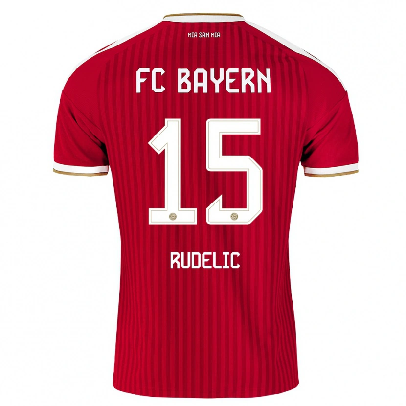Danxen Bambino Maglia Ivana Rudelic #15 Rosso Bianco Blu Kit Gara Home 2026/27 Maglietta