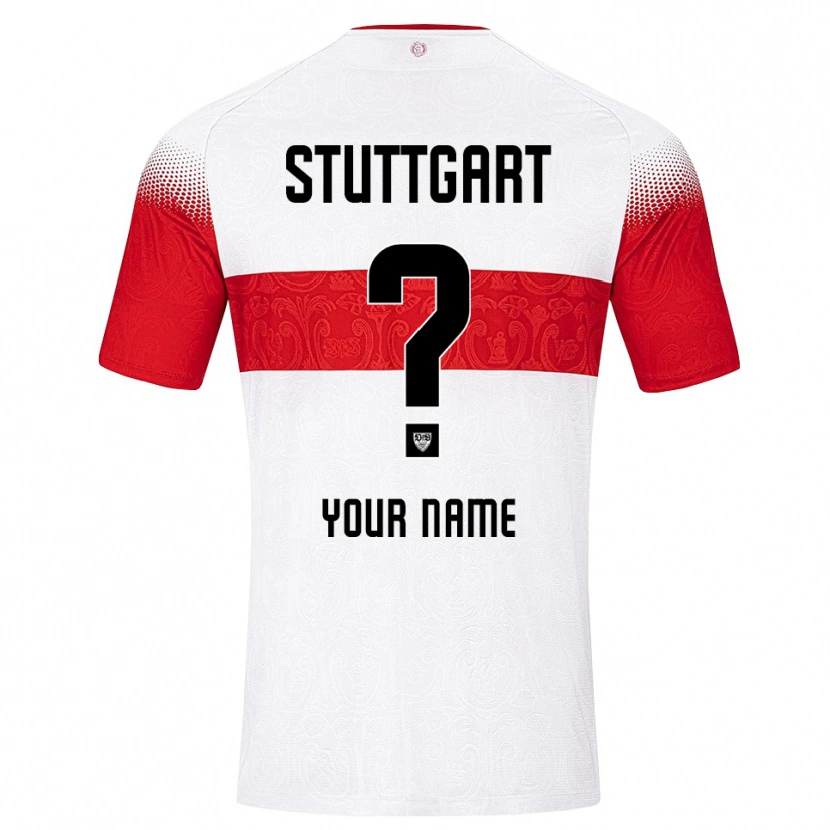 Danxen Bambino Maglia Il Tuo Nome #0 Bianco Rosso Giallo Kit Gara Home 2026/27 Maglietta