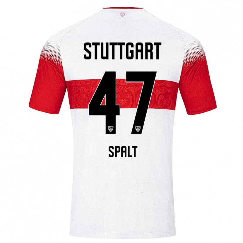 Danxen Bambino Maglia Yanik Spalt #47 Bianco Rosso Giallo Kit Gara Home 2026/27 Maglietta