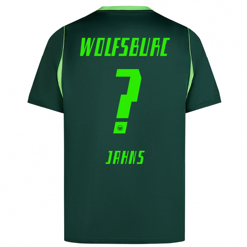 Danxen Bambino Maglia Stefan Jahns #0 Verde Scuro Bianco Kit Gara Home 2026/27 Maglietta