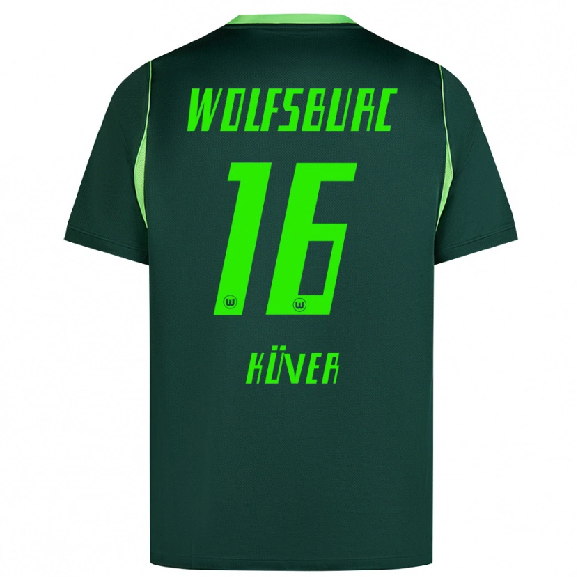Danxen Bambino Maglia Camilla Küver #16 Verde Scuro Bianco Kit Gara Home 2026/27 Maglietta
