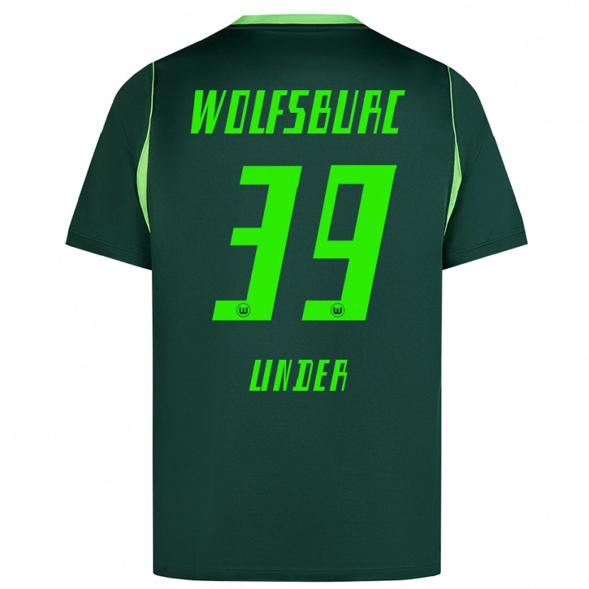 Danxen Bambino Maglia Sarai Linder #39 Verde Scuro Bianco Kit Gara Home 2026/27 Maglietta