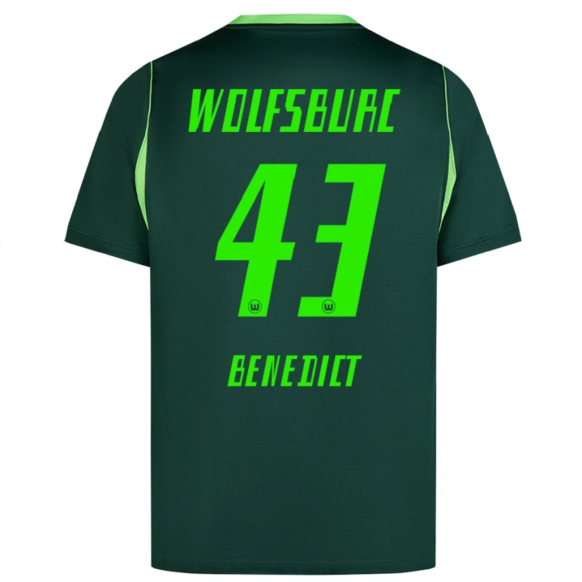 Danxen Bambino Maglia Trevor Benedict #43 Verde Scuro Bianco Kit Gara Home 2026/27 Maglietta