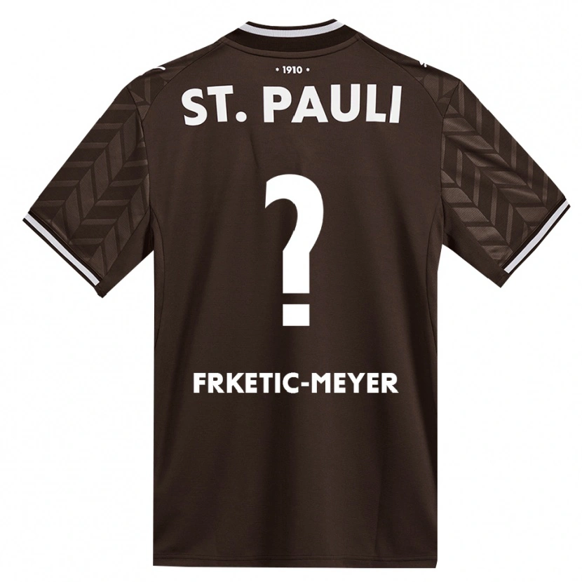 Danxen Bambino Maglia Noah Frketic-Meyer #0 Caffè Bianco Kit Gara Home 2026/27 Maglietta