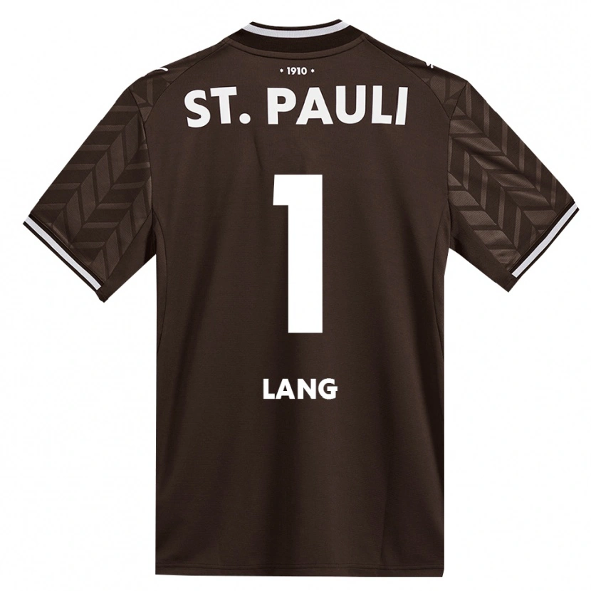 Danxen Bambino Maglia Christoph Lang #1 Caffè Bianco Kit Gara Home 2026/27 Maglietta
