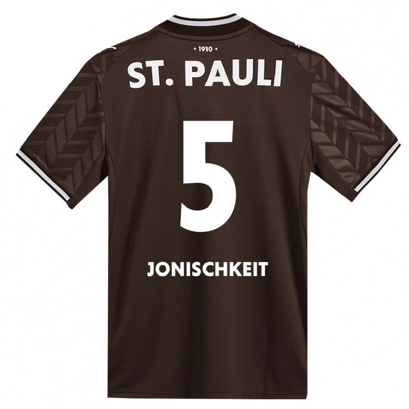Danxen Bambino Maglia Jamal Jonischkeit #5 Caffè Bianco Kit Gara Home 2026/27 Maglietta