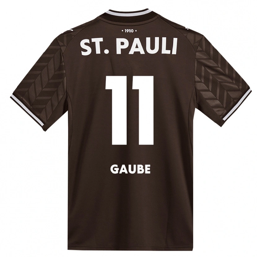 Danxen Bambino Maglia Bastian Gaube #11 Caffè Bianco Kit Gara Home 2026/27 Maglietta