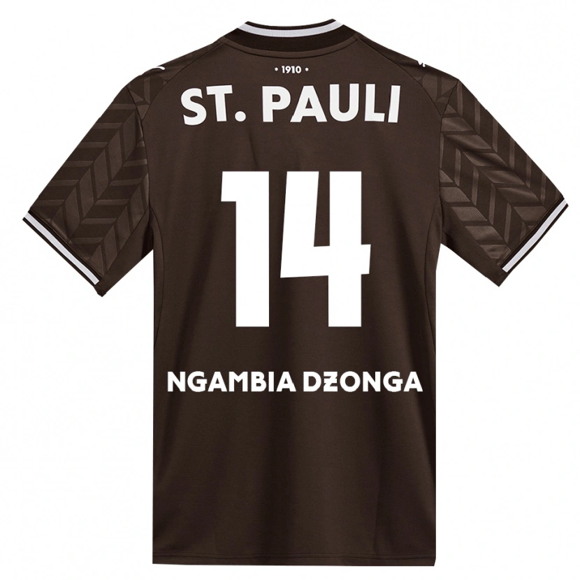 Danxen Bambino Maglia Sisco Ngambia #14 Caffè Bianco Kit Gara Home 2026/27 Maglietta