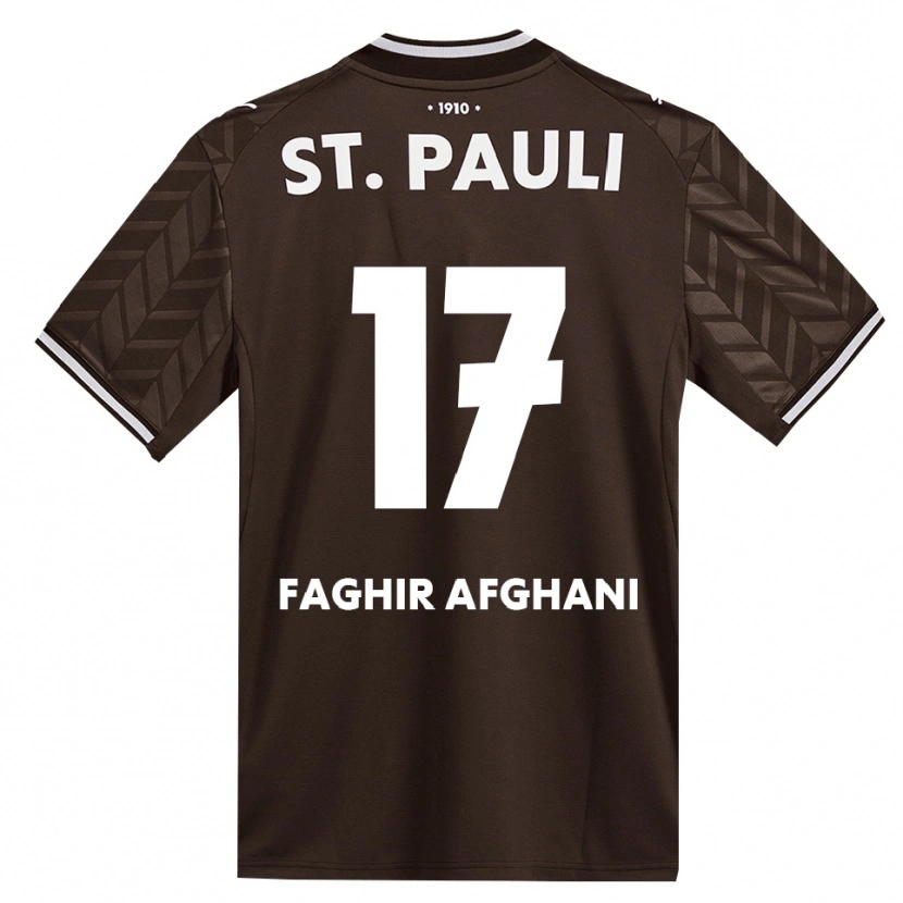 Danxen Bambino Maglia Younan Faghir Afghani #17 Caffè Bianco Kit Gara Home 2026/27 Maglietta