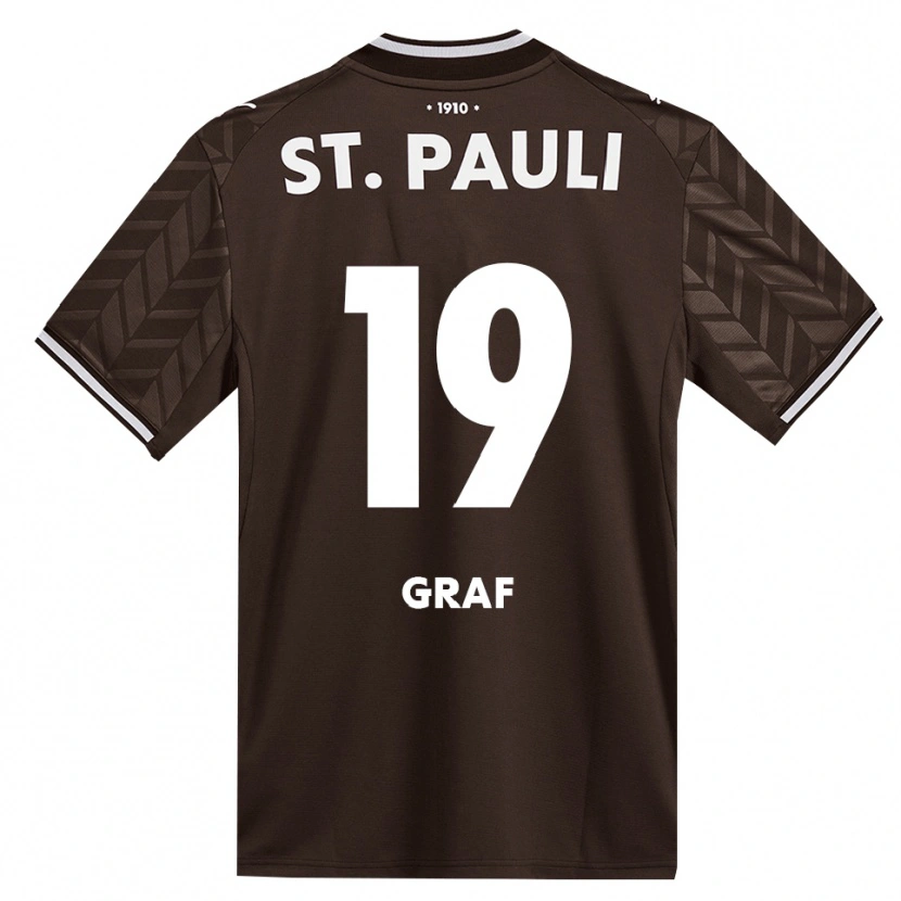 Danxen Bambino Maglia Alexander Graf #19 Caffè Bianco Kit Gara Home 2026/27 Maglietta