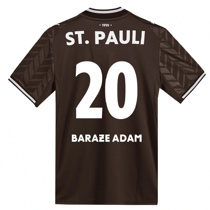 Danxen Bambino Maglia Isma Baraze Adam #20 Caffè Bianco Kit Gara Home 2026/27 Maglietta