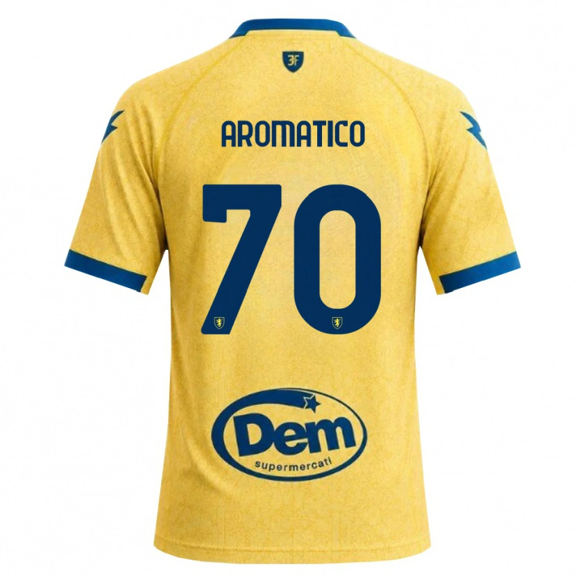 Danxen Bambino Maglia Raul Aromatico #70 Cachi Nero Blu Kit Gara Home 2026/27 Maglietta