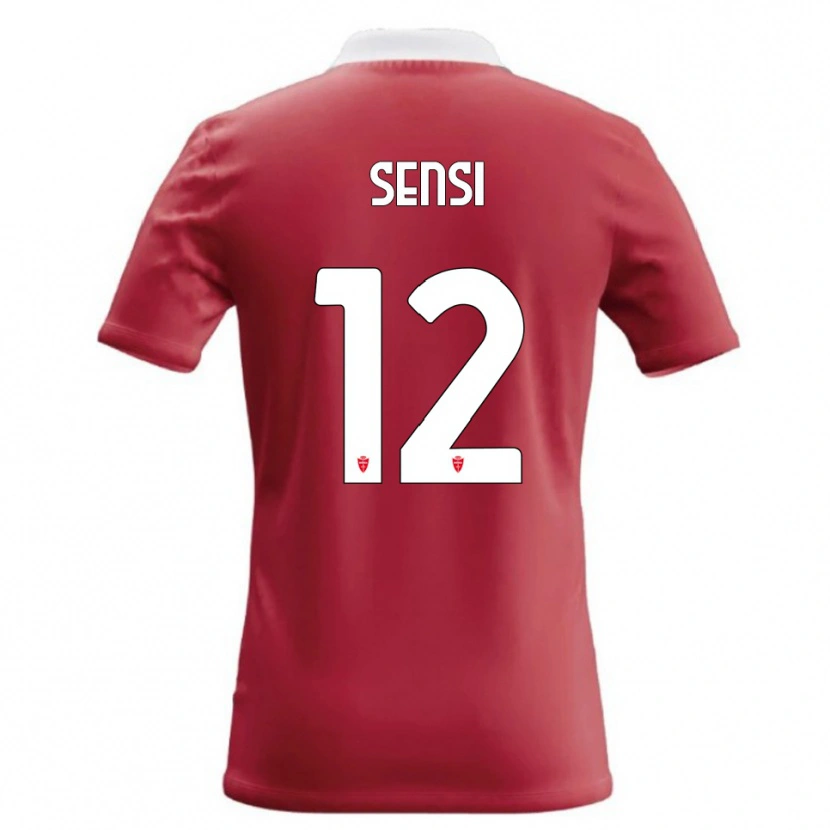 Danxen Bambino Maglia Stefano Sensi #12 Rosso Bianco Kit Gara Home 2026/27 Maglietta