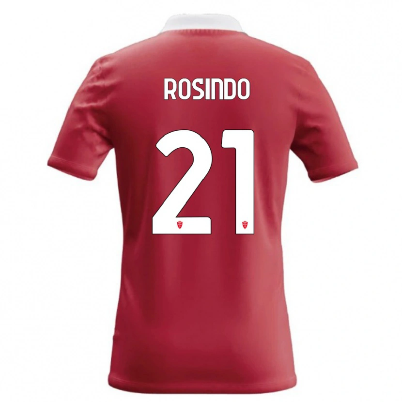 Danxen Bambino Maglia Rosindo Zanni #21 Rosso Bianco Kit Gara Home 2026/27 Maglietta