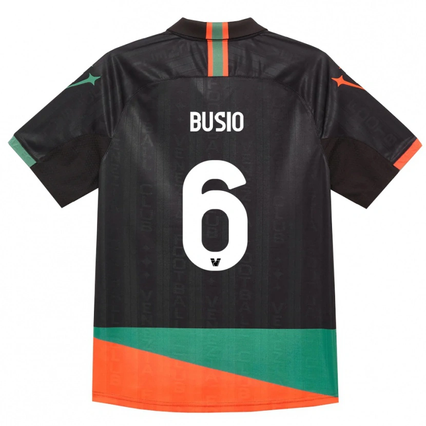 Danxen Bambino Maglia Gianluca Busio #6 Nero Arancio Verde Kit Gara Home 2026/27 Maglietta