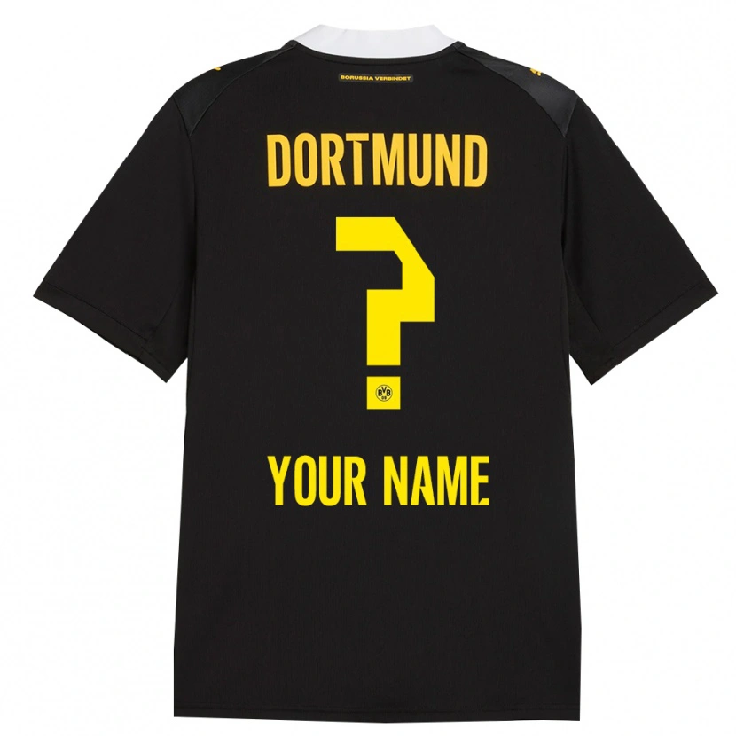 Danxen Bambino Maglia Il Tuo Nome #0 Rosso Giallo Nero Kit Gara Away 2026/27 Maglietta