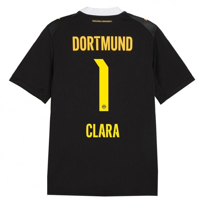 Danxen Bambino Maglia Woltering Clara #1 Rosso Giallo Nero Kit Gara Away 2026/27 Maglietta