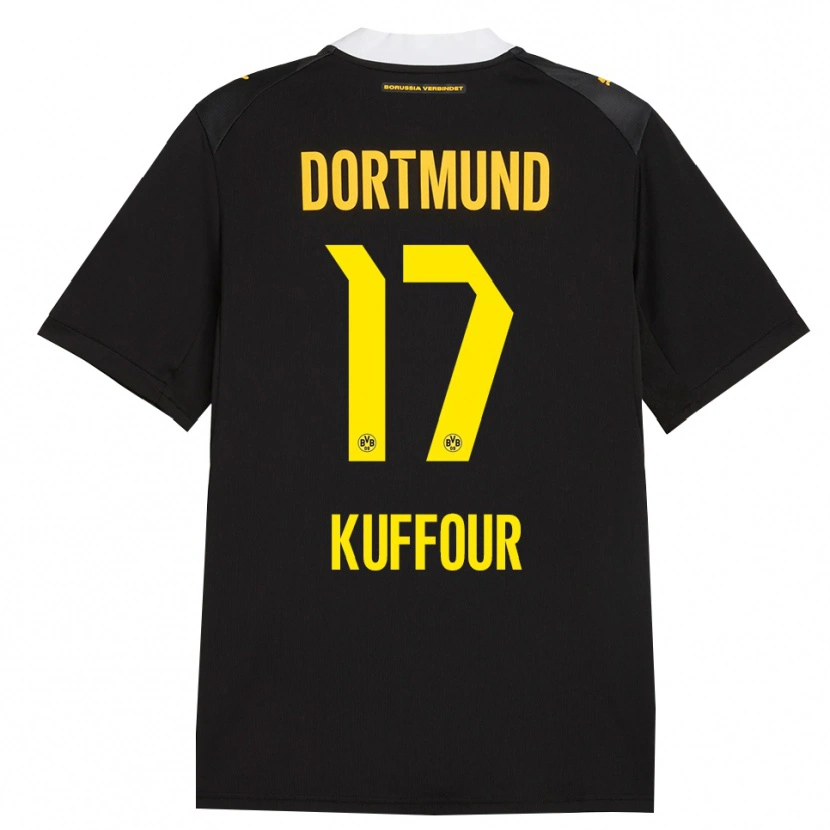 Danxen Bambino Maglia Lloyd-Addo Kuffour #17 Rosso Giallo Nero Kit Gara Away 2026/27 Maglietta