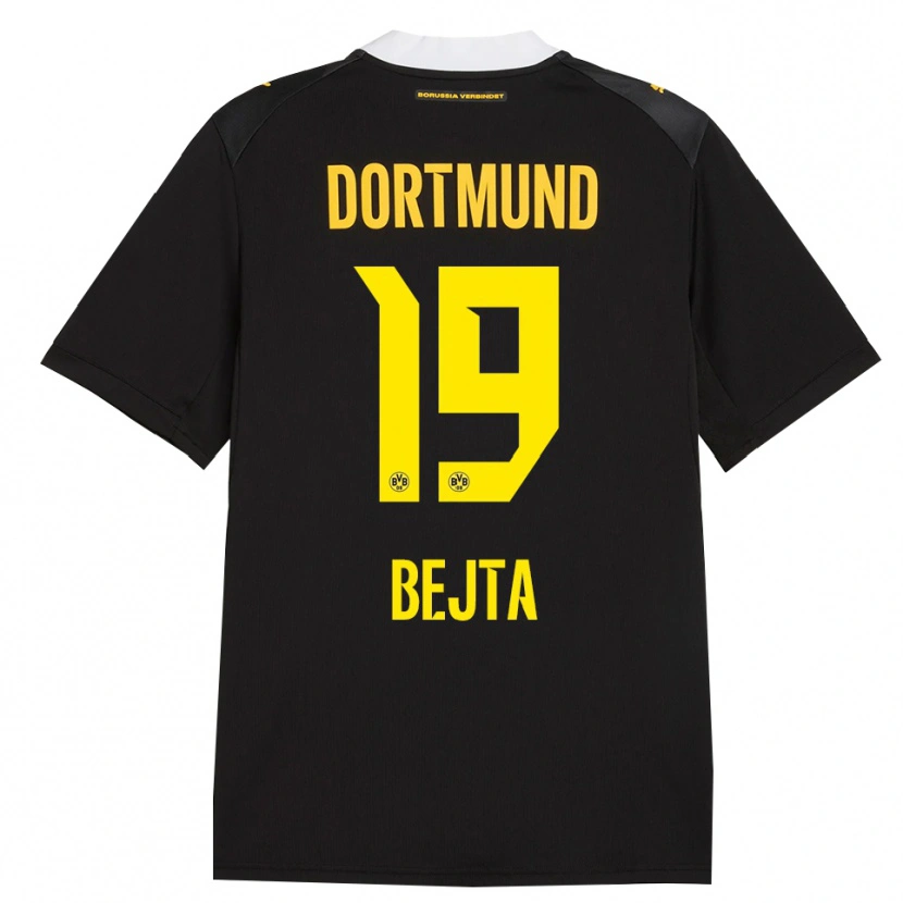 Danxen Bambino Maglia Adriano Bejta #19 Rosso Giallo Nero Kit Gara Away 2026/27 Maglietta
