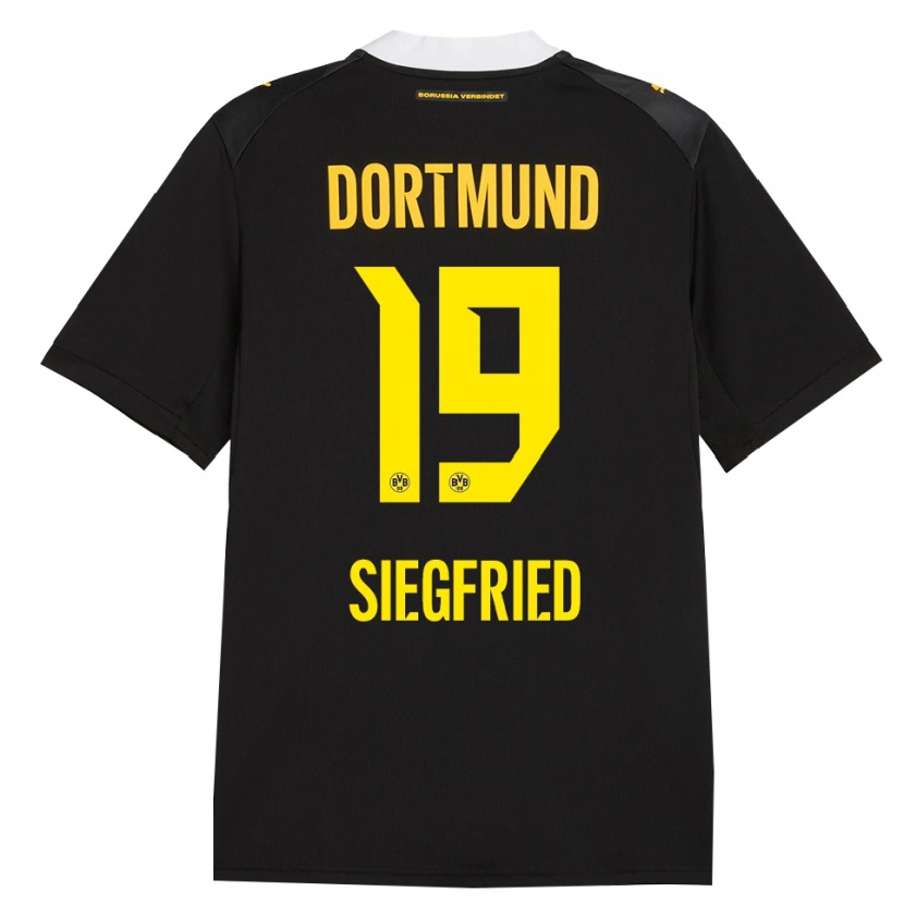 Danxen Bambino Maglia Janz Siegfried #19 Rosso Giallo Nero Kit Gara Away 2026/27 Maglietta