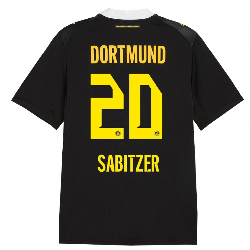 Danxen Bambino Maglia Marcel Sabitzer #20 Rosso Giallo Nero Kit Gara Away 2026/27 Maglietta