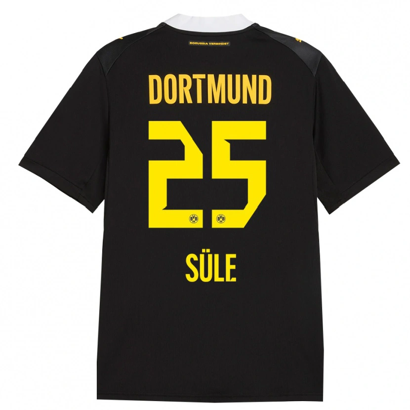 Danxen Bambino Maglia Niklas Süle #25 Rosso Giallo Nero Kit Gara Away 2026/27 Maglietta