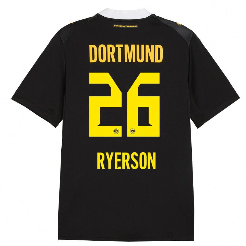 Danxen Bambino Maglia Julian Ryerson #26 Rosso Giallo Nero Kit Gara Away 2026/27 Maglietta