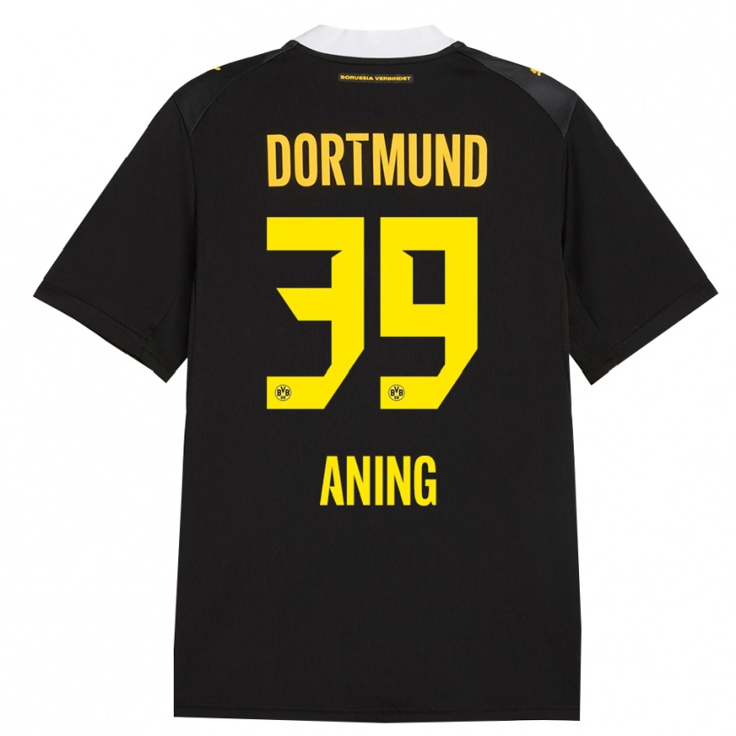 Danxen Bambino Maglia Prince Aning #39 Rosso Giallo Nero Kit Gara Away 2026/27 Maglietta