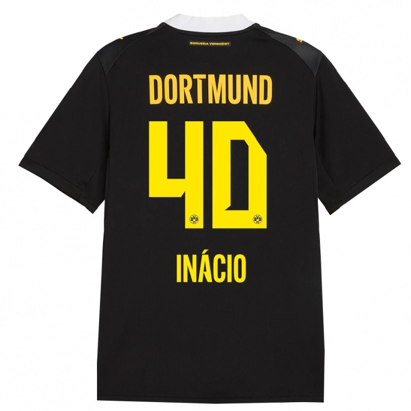 Danxen Bambino Maglia Samuele Inácio #40 Rosso Giallo Nero Kit Gara Away 2026/27 Maglietta
