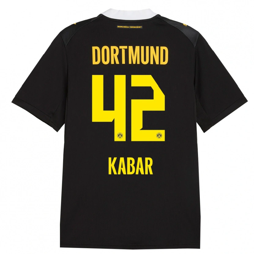 Danxen Bambino Maglia Almugera Kabar #42 Rosso Giallo Nero Kit Gara Away 2026/27 Maglietta