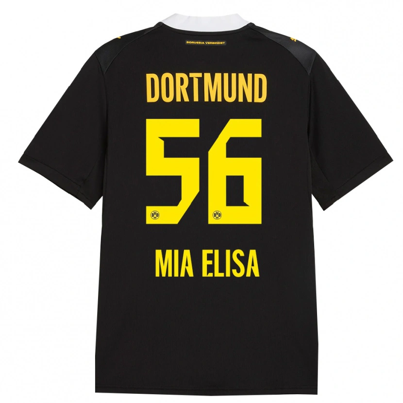 Danxen Bambino Maglia Bomnuter Mia Elisa #56 Rosso Giallo Nero Kit Gara Away 2026/27 Maglietta