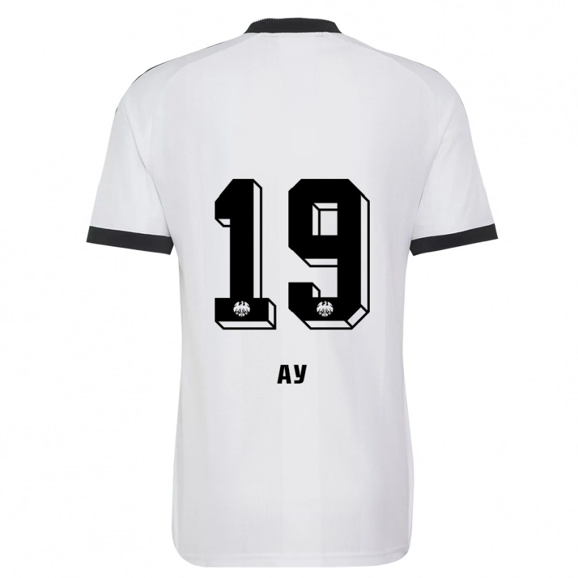 Danxen Bambino Maglia Pusat Ay #19 Bianco Nero Kit Gara Away 2026/27 Maglietta