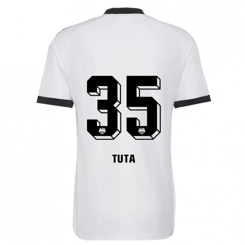 Danxen Bambino Maglia Tuta #35 Bianco Nero Kit Gara Away 2026/27 Maglietta