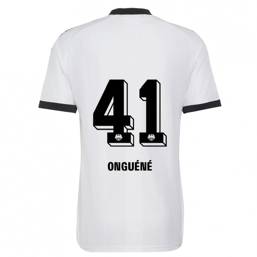 Danxen Bambino Maglia Jérôme Onguéné #41 Bianco Nero Kit Gara Away 2026/27 Maglietta
