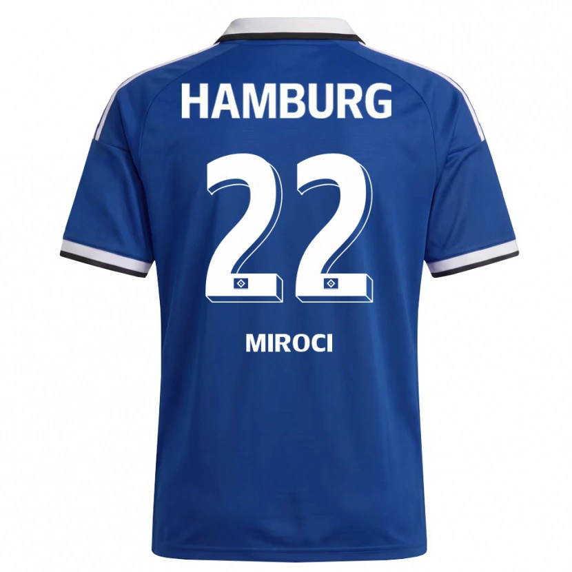 Danxen Bambino Maglia Dionart Miroci #22 Bianco Blu Kit Gara Away 2026/27 Maglietta