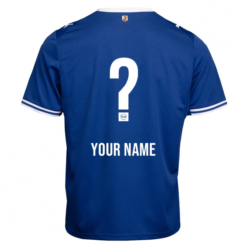 Danxen Bambino Maglia Il Tuo Nome #0 Blu Reale Bianco Kit Gara Away 2026/27 Maglietta