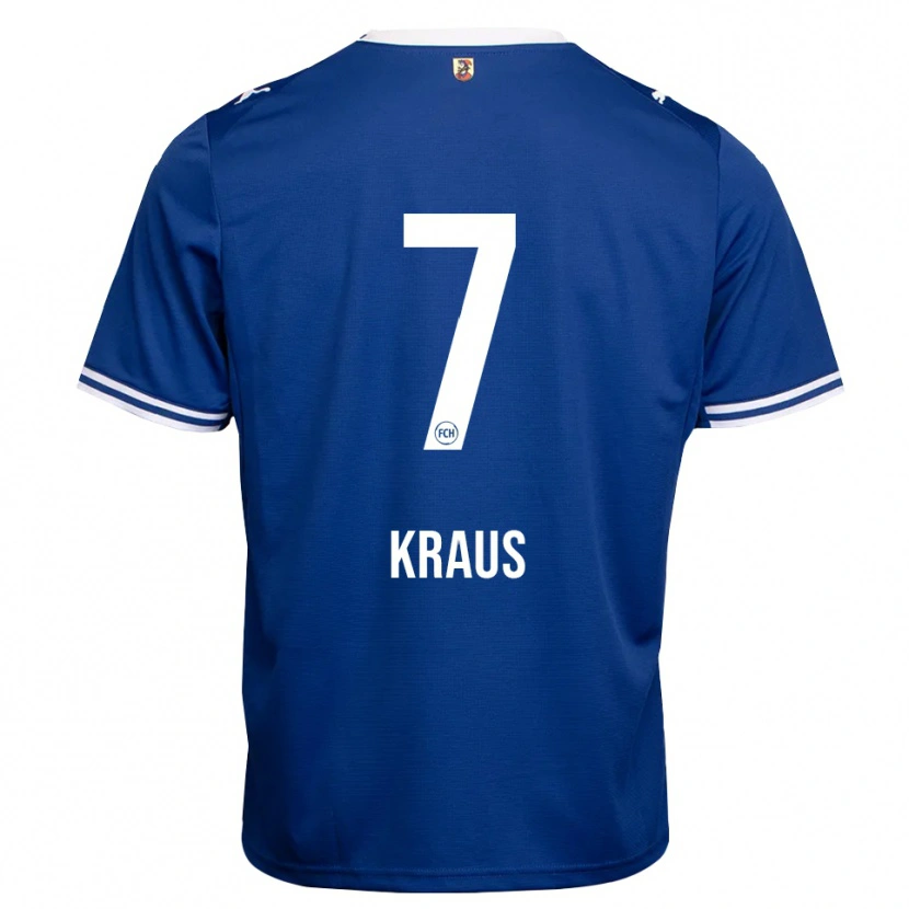 Danxen Bambino Maglia Sabrina Kraus #7 Blu Reale Bianco Kit Gara Away 2026/27 Maglietta