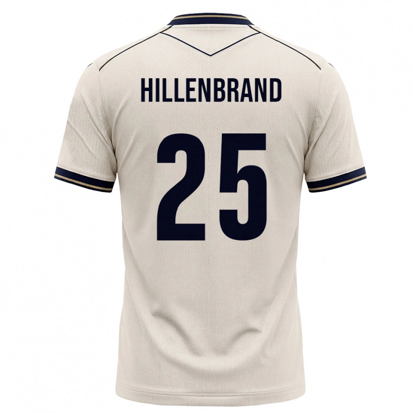 Danxen Bambino Maglia Jack Hillenbrand #25 Bianco Avorio Blu Inchiostro Kit Gara Away 2026/27 Maglietta