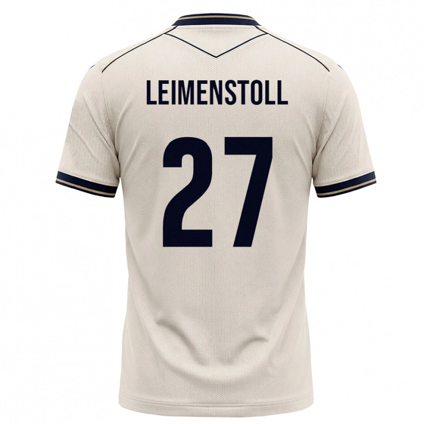 Danxen Bambino Maglia Vanessa Leimenstoll #27 Bianco Avorio Blu Inchiostro Kit Gara Away 2026/27 Maglietta