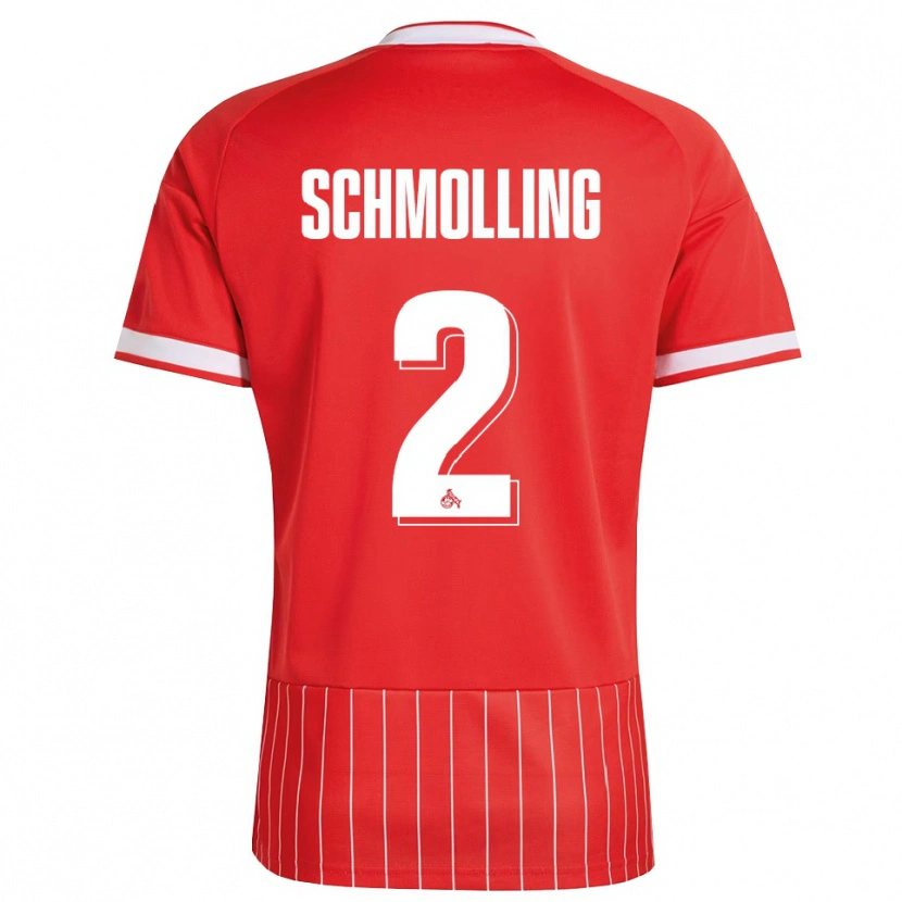 Danxen Bambino Maglia Viktor Schmolling #2 Rosso Bianco Verde Kit Gara Away 2026/27 Maglietta